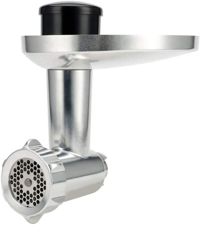 KENWOOD Meat Grinder Stand Mixer Attachmentwith 3 Screens , Silver, Model:
