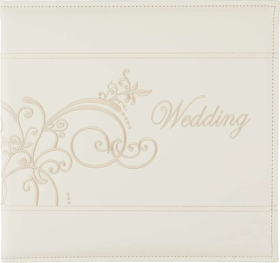 3 x PIONEER 12 x 12 Wedding Memories Embroidered Photo Album, Faux Leather