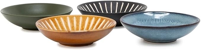 salt&pepper Osaka Dish 4-Piece Set, 15 cm x 4 cm Size