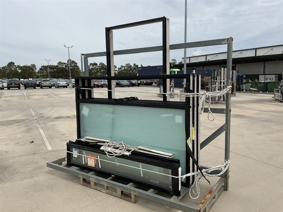 Assorted Alloy Window Frames x 8