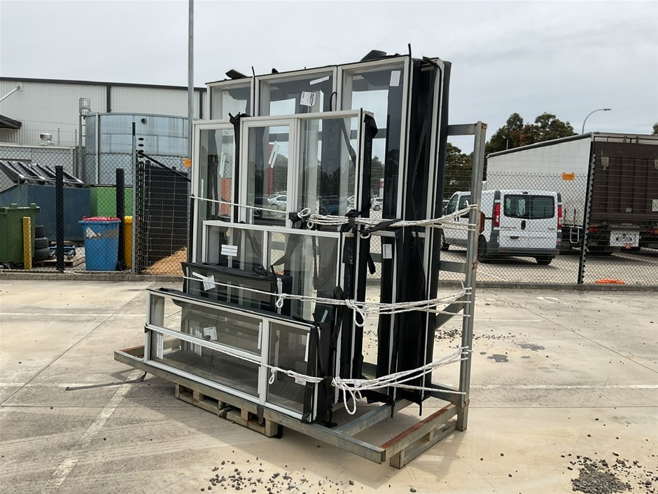 Assorted Alloy Window Frames x 10