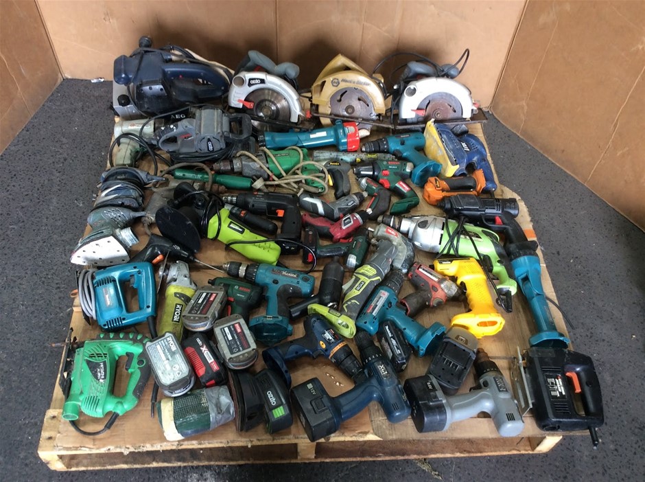 Mixed Brand Assorted Power Tools Lot