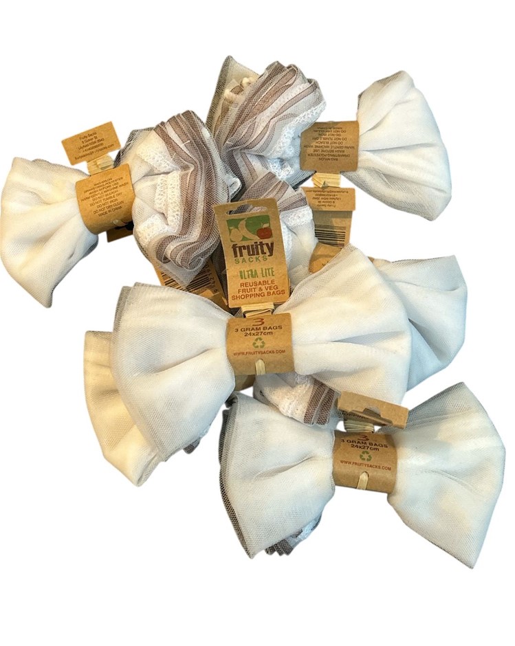 6x Reusable Fruit & Veg Shopping Bags