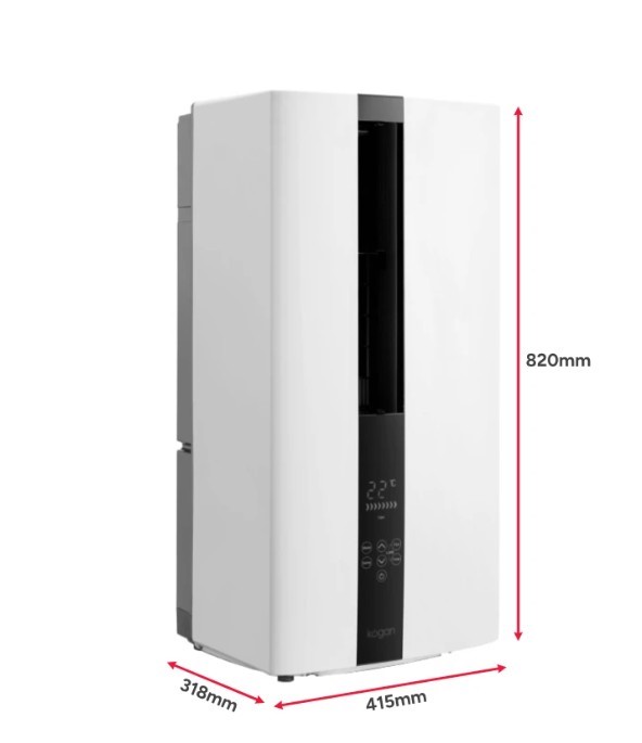 KOGAN SmarterHome 3.5kW Inverter Vertical Window Air Conditioner.