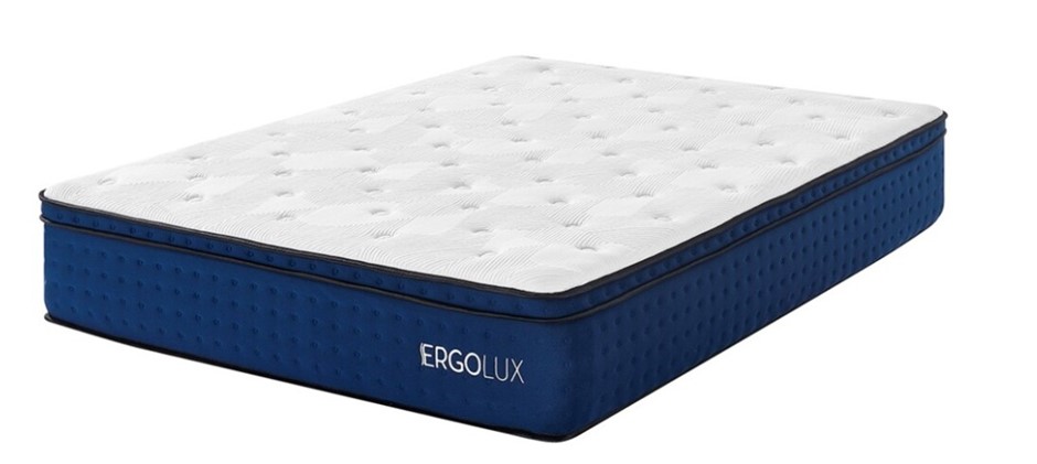 ERGOLUX Luxe Cooling Pocket Spring Mattress, Double.