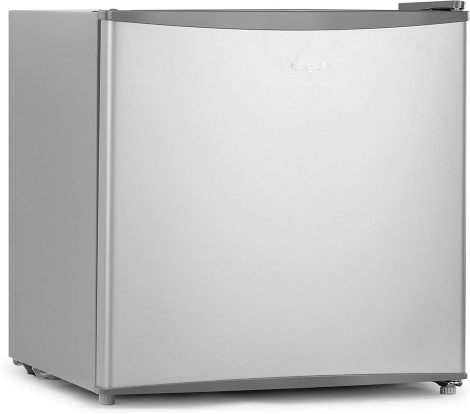 KOGAN Bar Fridge, 43L, Silver.