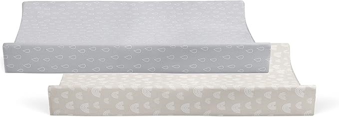 BUBBA BLUE Nordic Waterproof Change Mat Cover, 48 x 82 cm Size, Grey/Sand (