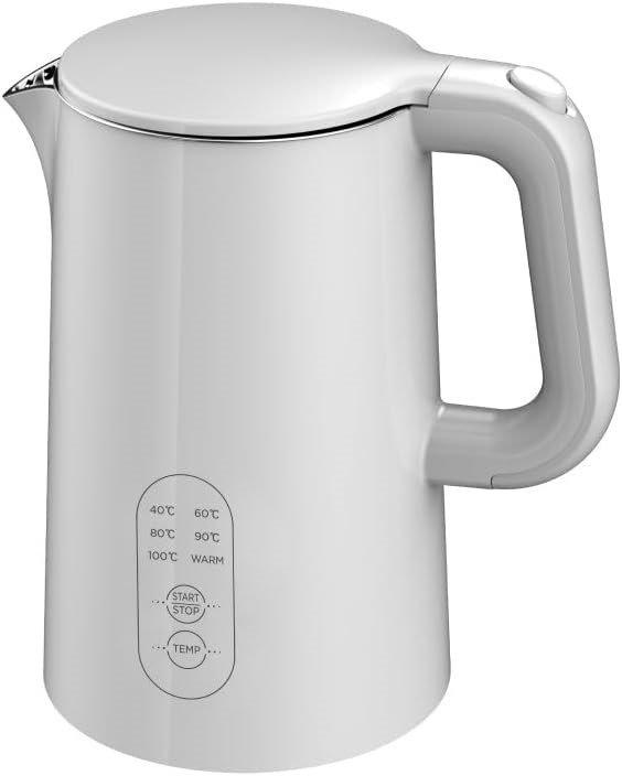 KOGAN 1.5L Double Wall Kettle With Temperature Control.