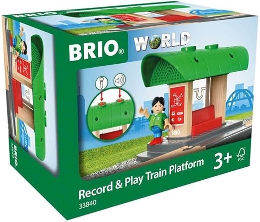 BRIO WORLD 33840 Record & Play Station Platform.