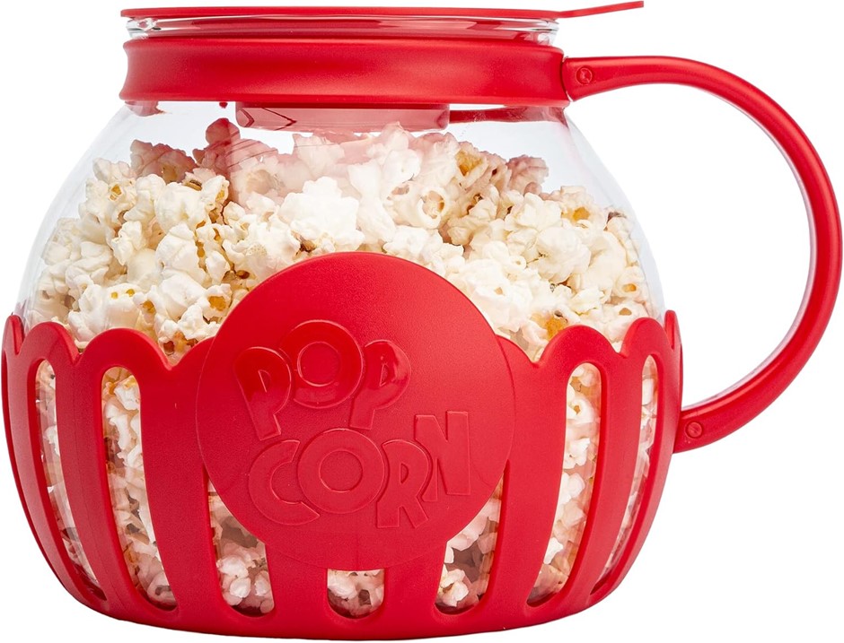 ECOLUTION Patented Micro-Pop Microwave Popcorn Popper with Temperature Safe