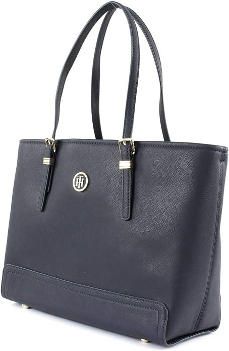 Tommy Hilfiger Women's Honey Medium Tote, Navy, One Size