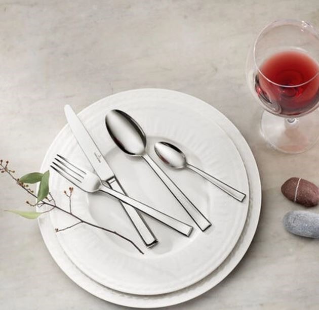 VILLEROY & BOCH: Victor Cutlery Set (30PC) NB: With one extra spoon