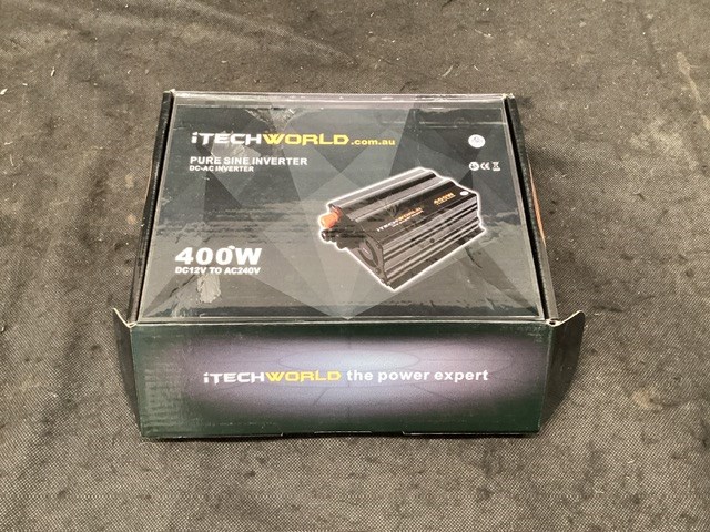 <p>ITech World Pure Sin 400W Inverter DC12-AC240  Inverter</p>