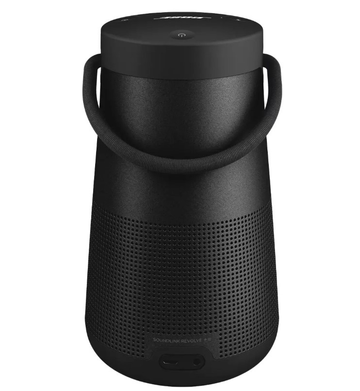BOSE Soundlink Revolve II+ Bluetooth Speaker, Black, 858366-5130. NB: Has b