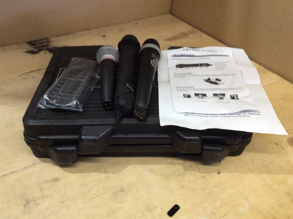 Chiayo SQ-916 Uhf Handheld Microphone (Lot of 3)