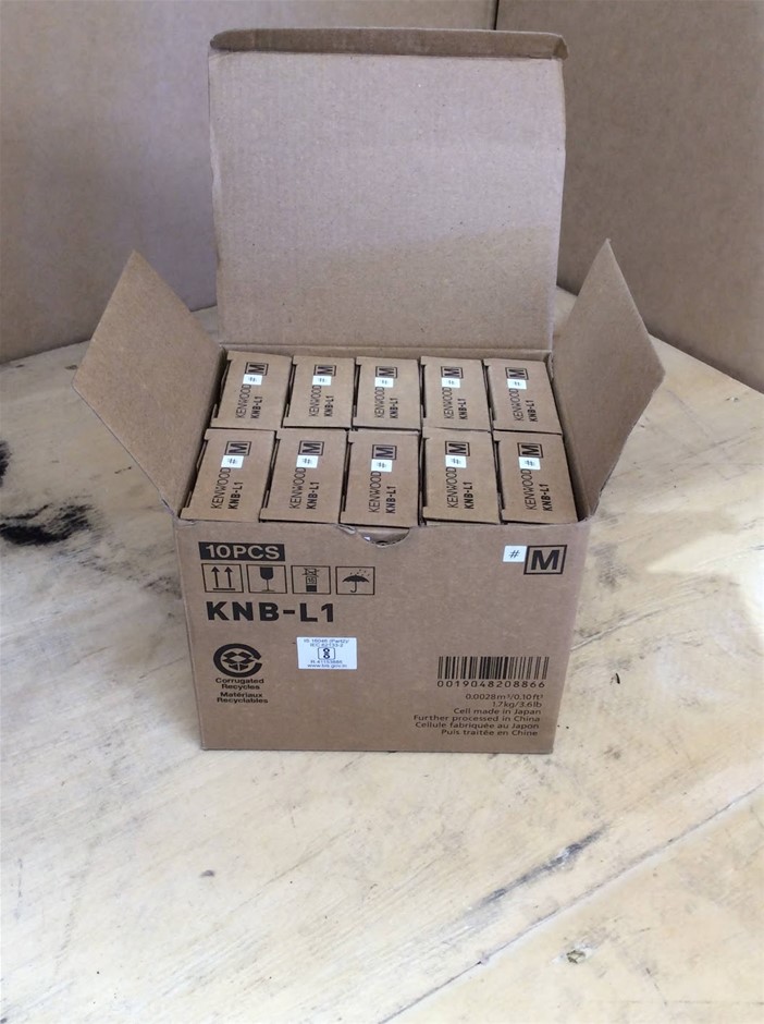 Kenwood KNB-L1 Li-ion Battery Pack - New Unboxing (Lot of 10)
