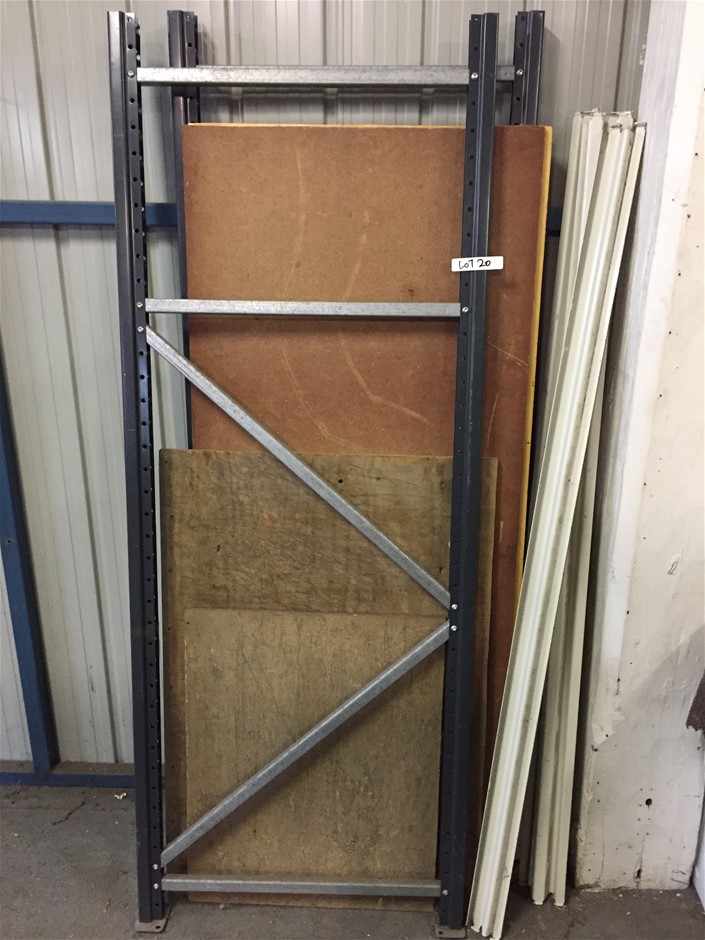 Dismantled Metal Racking In 11 Pieces