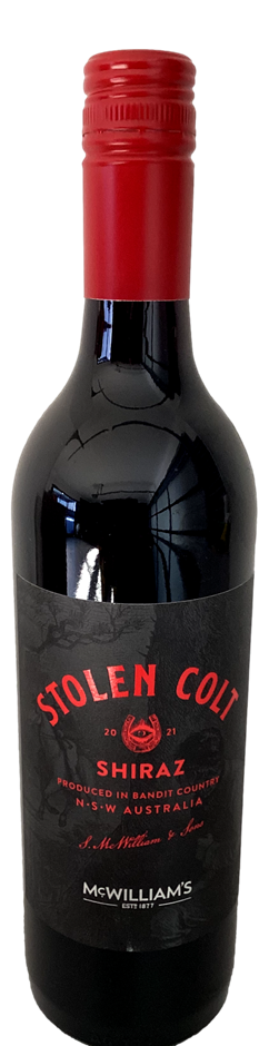 McWilliams Stolen Colt Shiraz 2021 (12x 750mL) NSW