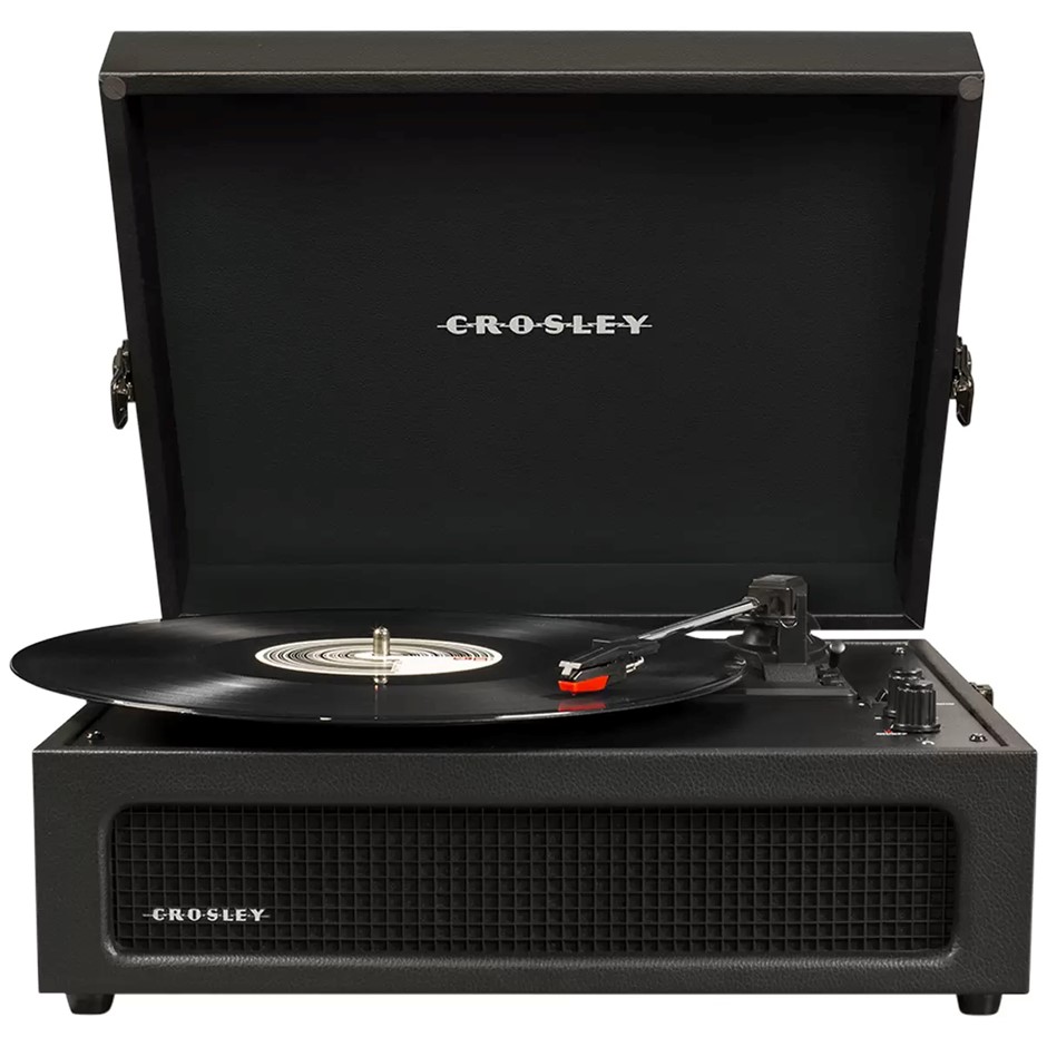 CROSLEY Voyager Bluetooth Portable Turntable, Black. NB: Used, No Sign Of P