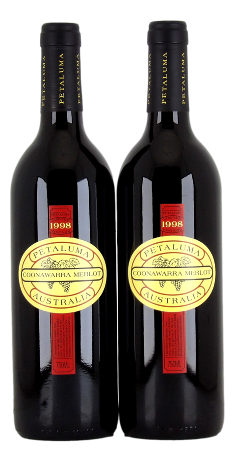 Petaluma Merlot 1998 (2x 750mL), Coonawarra