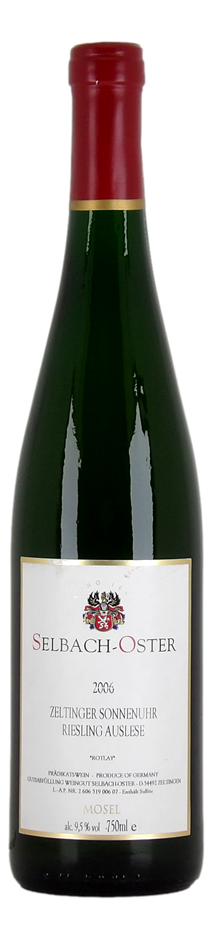 Selbach-Oster Zeltinger Sonnenuhr Rotlay Riesling-Auslese 2006 (1x 750mL)