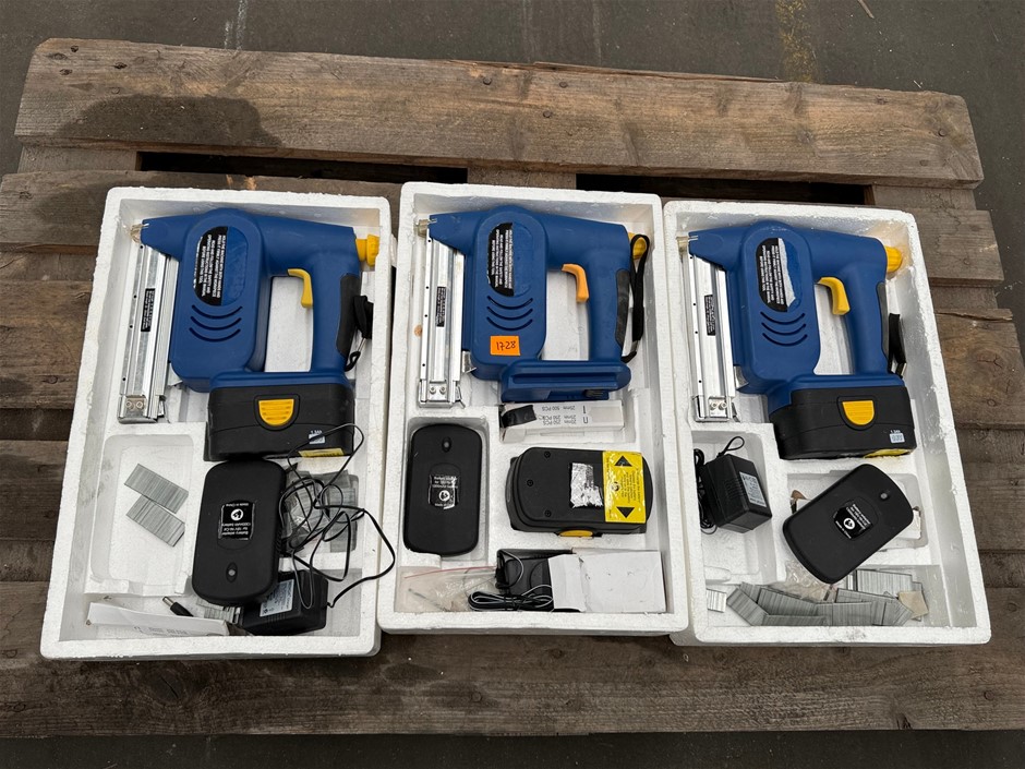 18V DC Cordless Nail Gun x 3 units