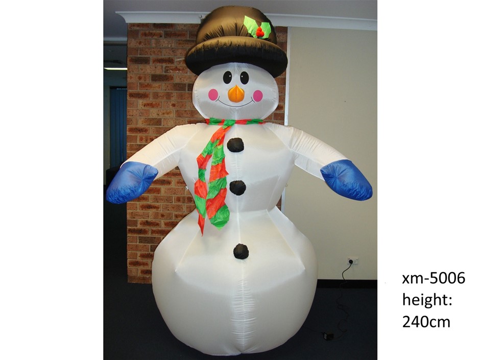 Christmas Inflatable decoration - Frosty the Snowman 240cm high-NEW xm-5006