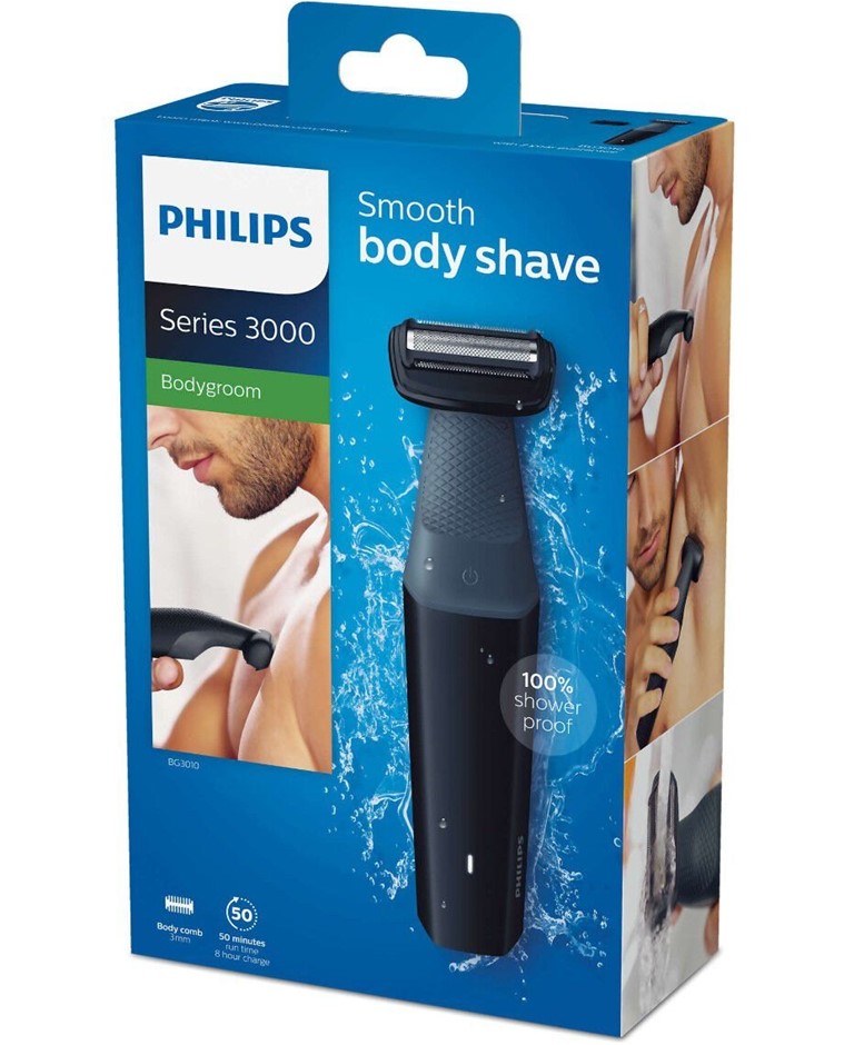 PHILIPS Series 3000 Body Groomer, Black
