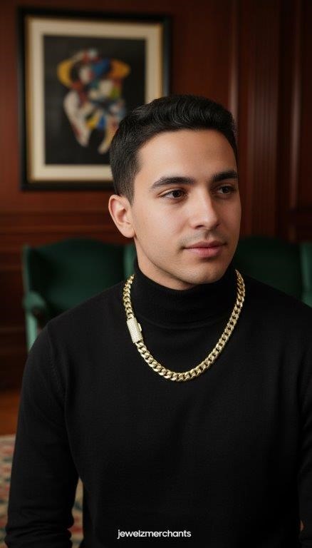 GRA Moissanite white Brilliant Cut 925 Sterling Silver Cuban Chain-55cm-8mm