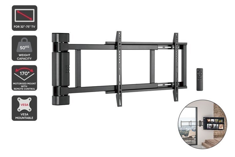 Kogan Motorised Swing TV Mount for 32" - 75" TVs