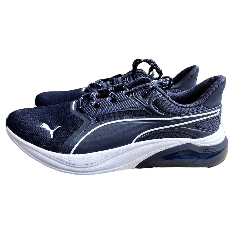 PUMA Men's Cell Thrill Dash Shoes, Size US9.5, Navy/White (05), 214667. Bu