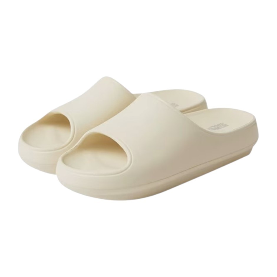 32DEGREES Unisex Cushion Slide Sandals, Size L (m7-8/w9-10), Ivory. Buyers