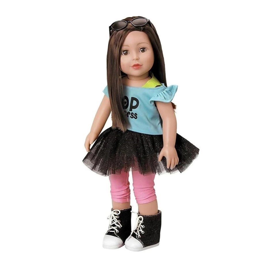 ADORA - Realistic 18-inch Doll - "EMMA". Soft, Huggable Body. Moveable Arms