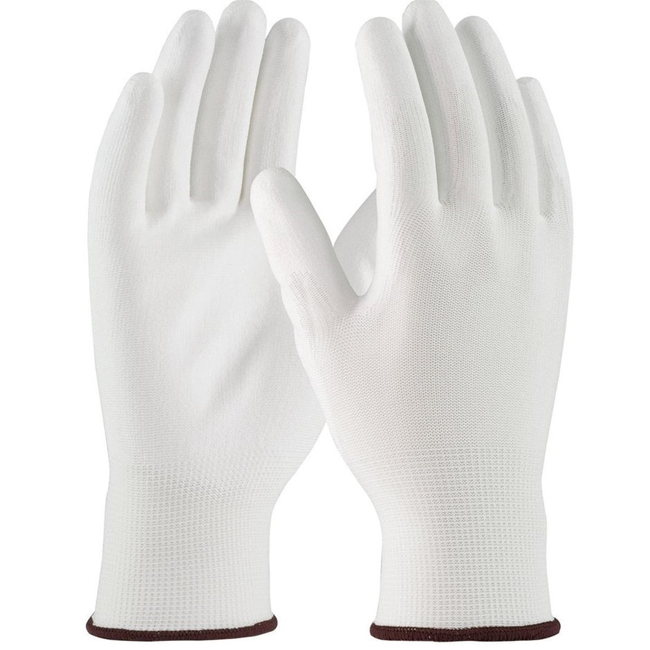 48 Pairs x FRONTIER Knitted Industrial Work Gloves, Size 8, Colour: White,