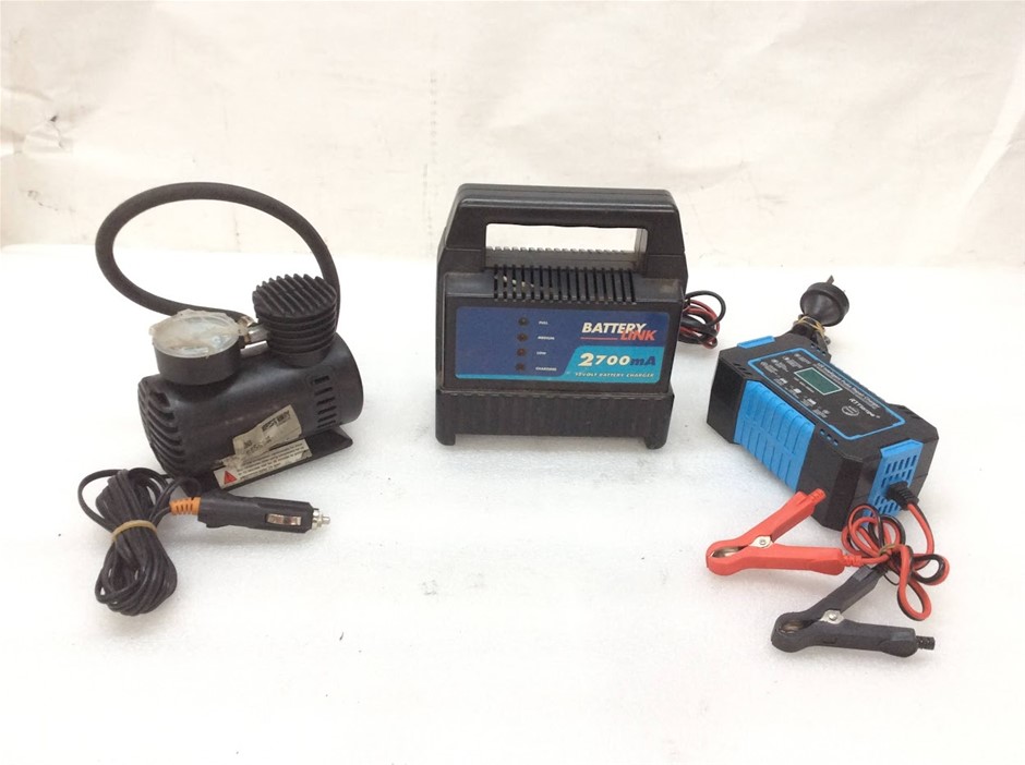 Pulse Repair Charger + Battery Charger + Mini Air Compressor