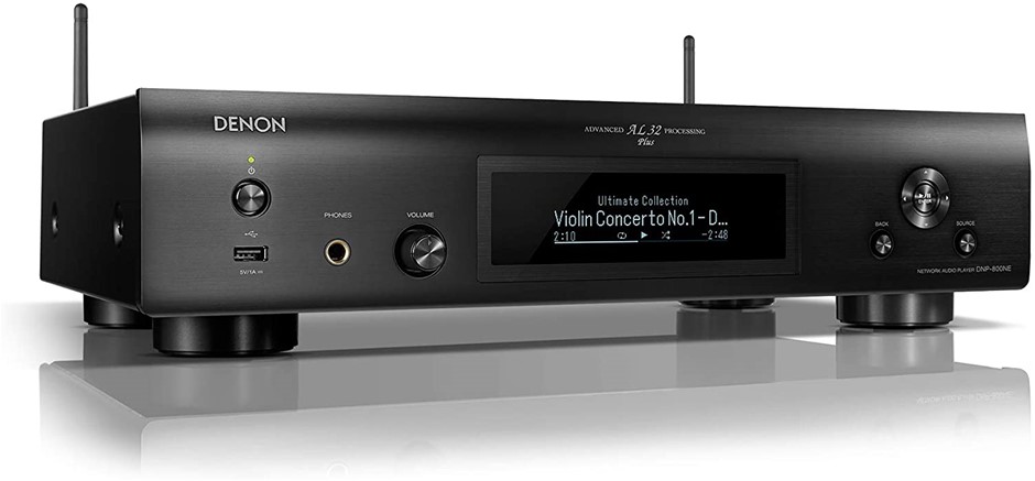 DENON DNP-800NE Audio Player With Built-In WiFi, Bluetooth And AirPlay 2 Co