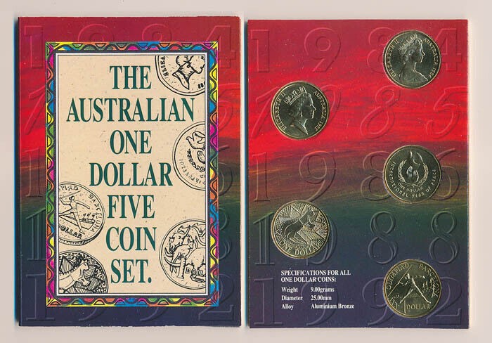 Australia: 1984-1992 $1 Collection  in RAM Card