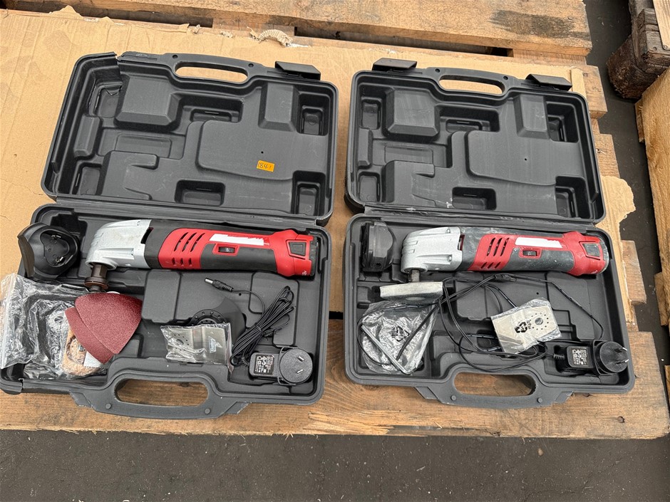 10.8V Lithium Ion Cordless Multifunction Tool x 2 units