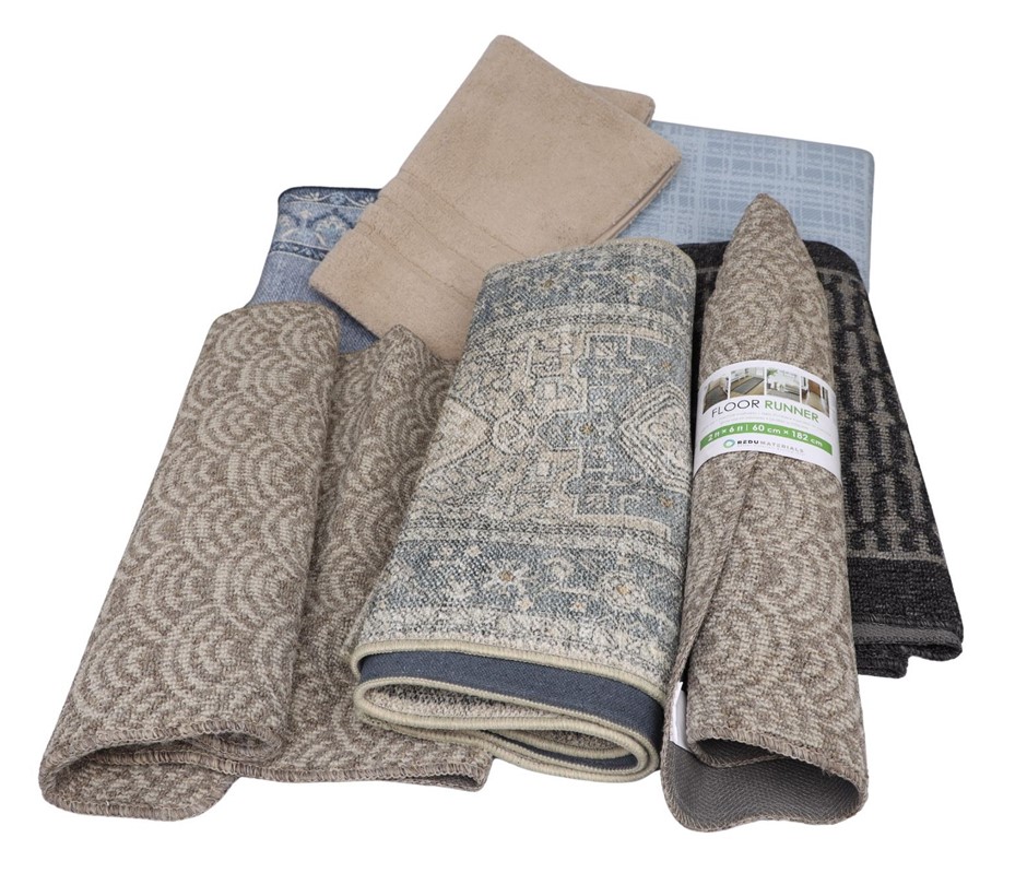 7 x Mats & Rugs, inc. MINERAL SPRING & MULTY, And More. NB: Some are shop s