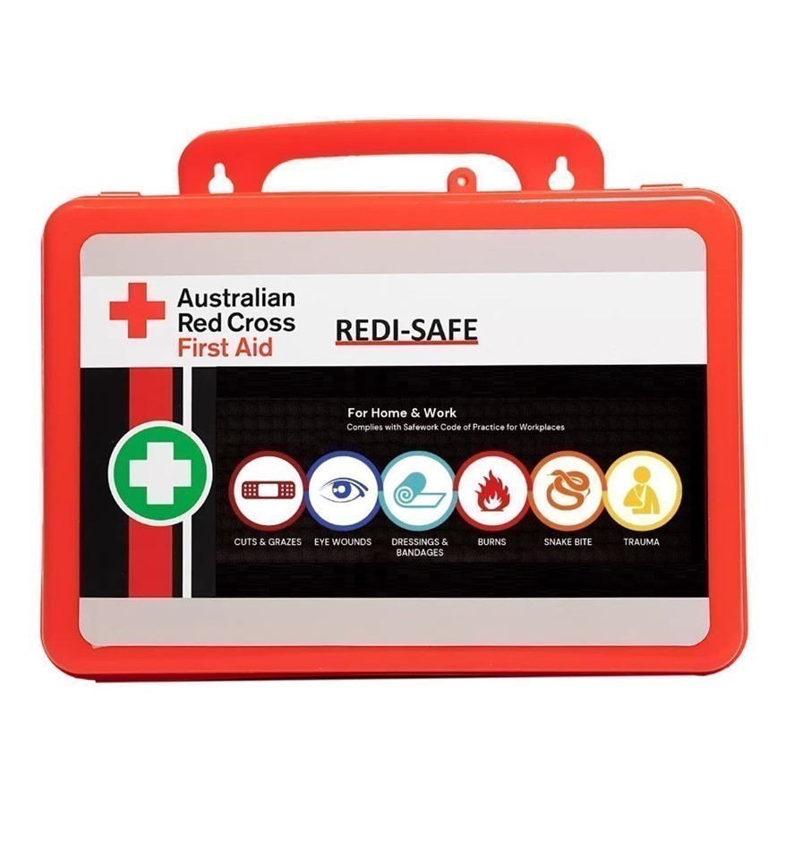 AUSTRALIAN RED CROSS Redi-Safe Modulator Workplace Standard First Aid Kit.