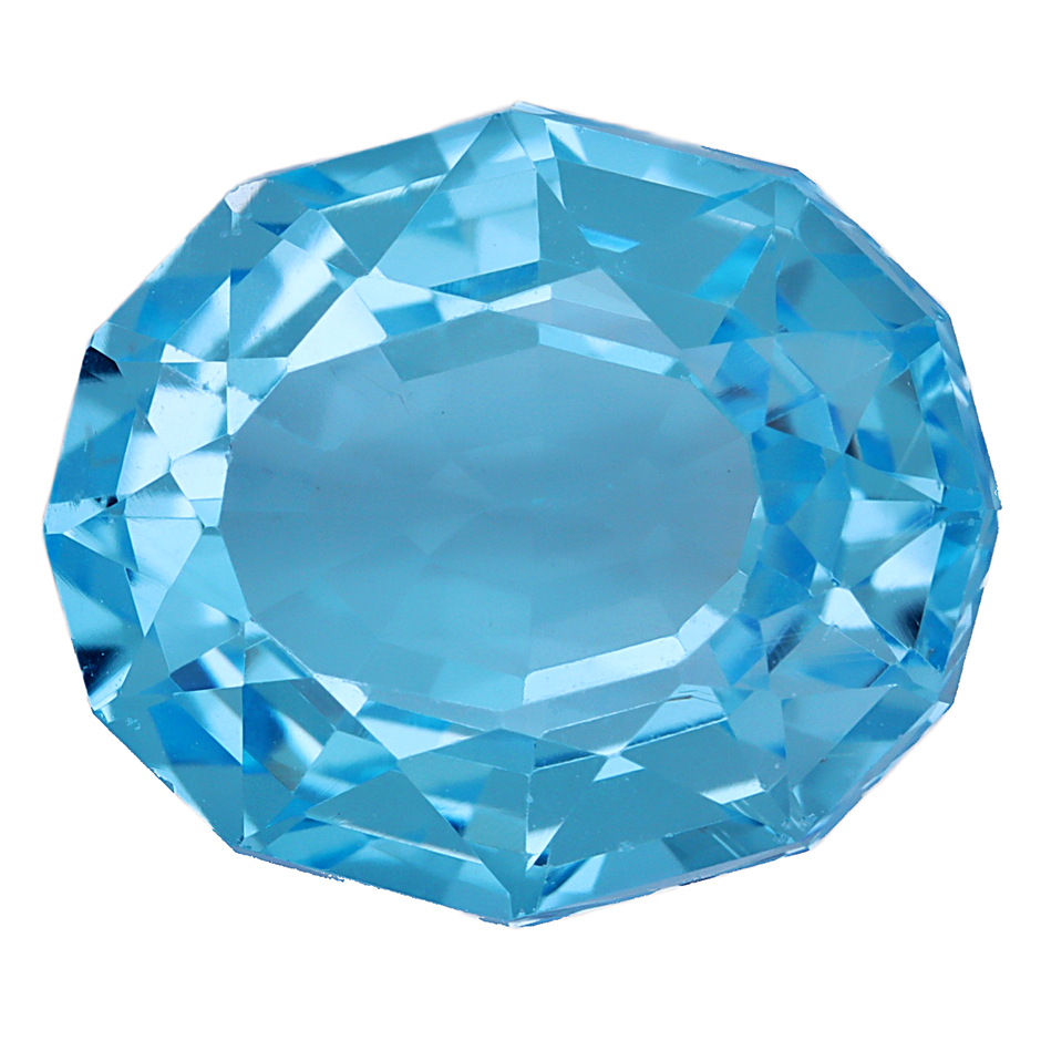 12.80 Carats Blue Topaz