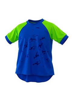 Rash Vest and Swim short Made With Water Reactive Fabric - Size: 00