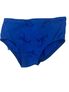 Swim briefMade With Water Reactive Fabric Showing Dolphin Print When Wet