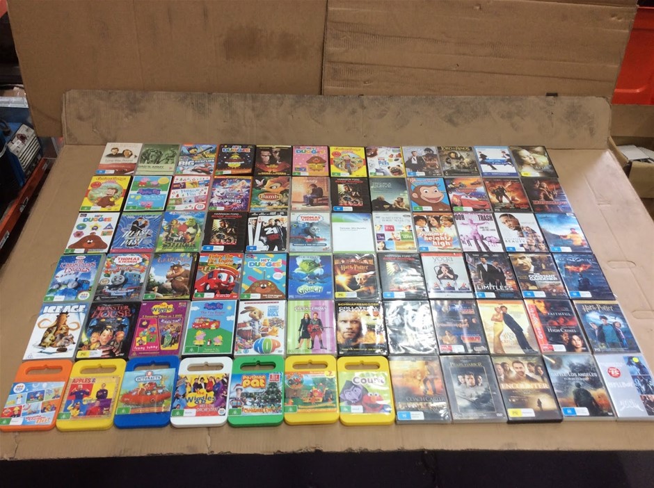 Mixed Different types of movie DVDs (Lot of 72)