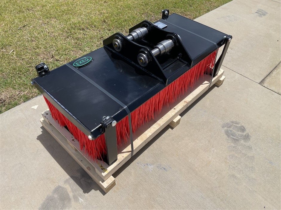 1200mm Broom Attachment to suit 3T Excavator (Unused)