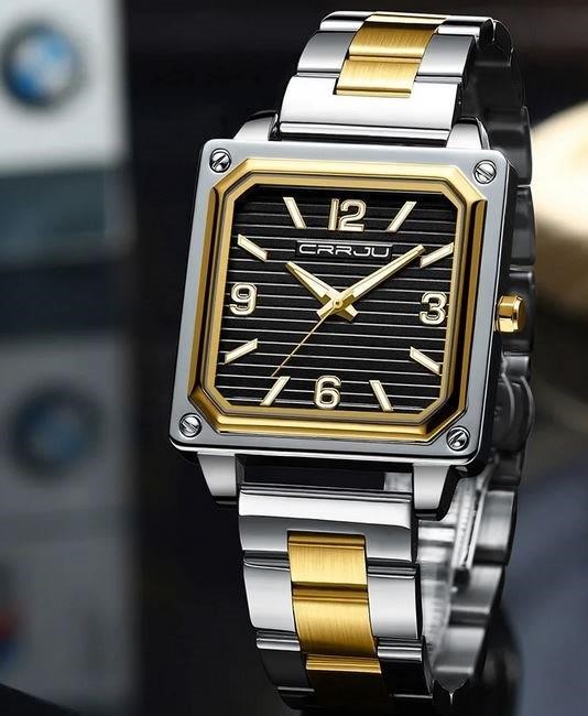 High Quality Simulated Diamond Men's Quartz Watch