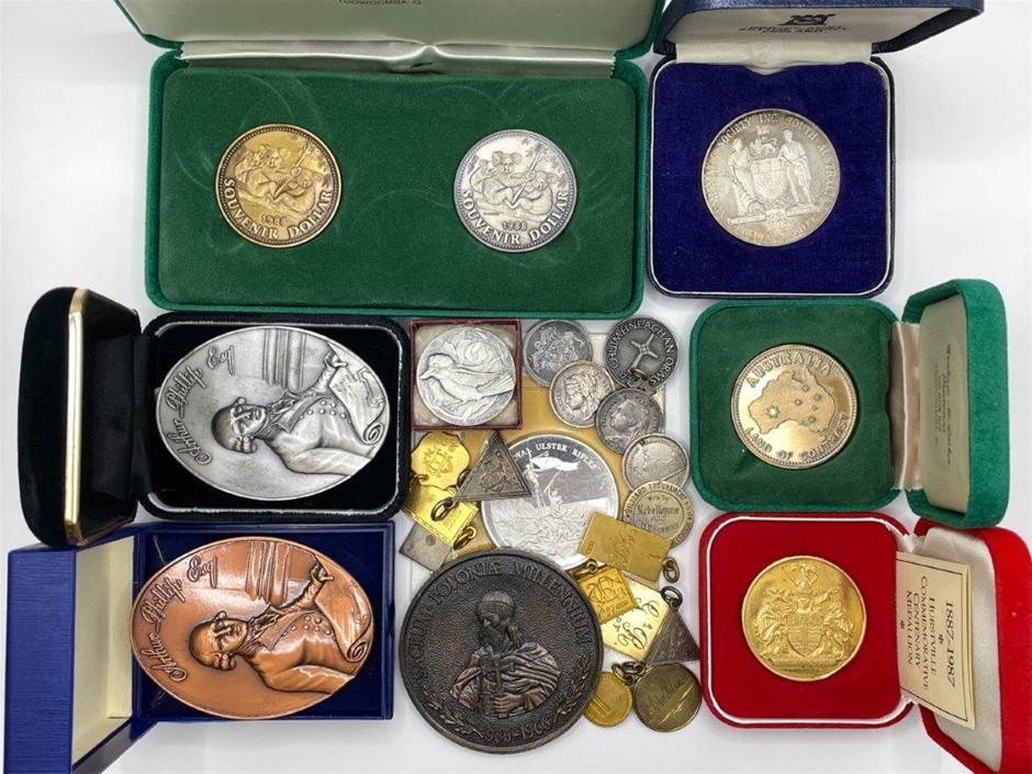 Approx. 26 x AU Commemorative Medals & Medalets, c.1886-1988