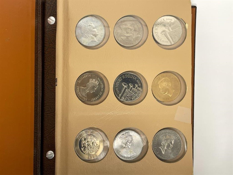 Approx 57 x Asstd Great Britain Crowns and Silver Proof Coins