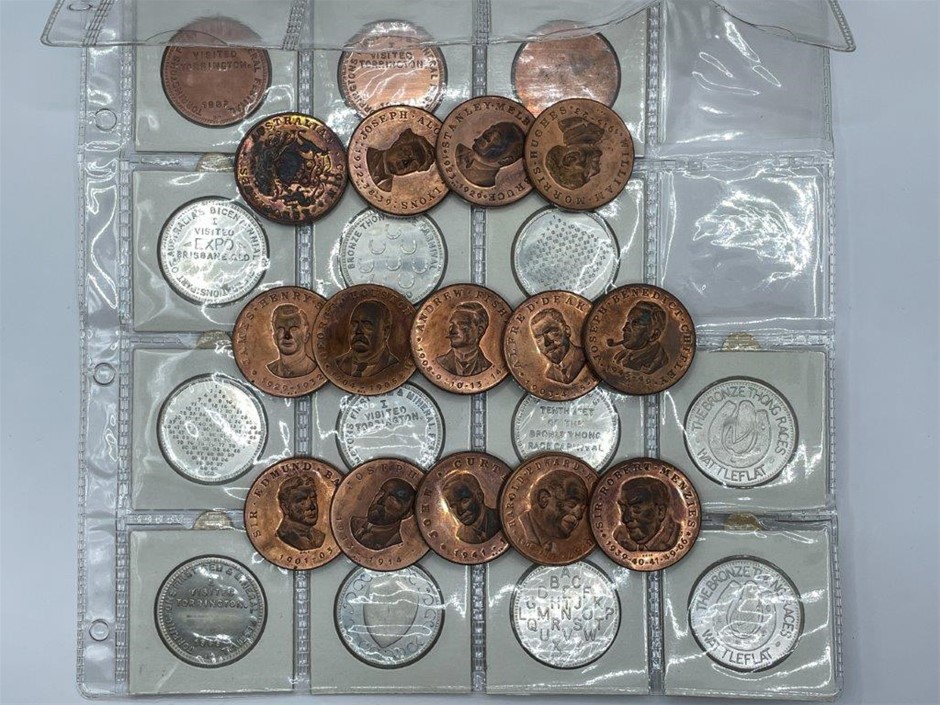 Approx. 28 x Asstd AU Commemorative Medals, AU PMs & others