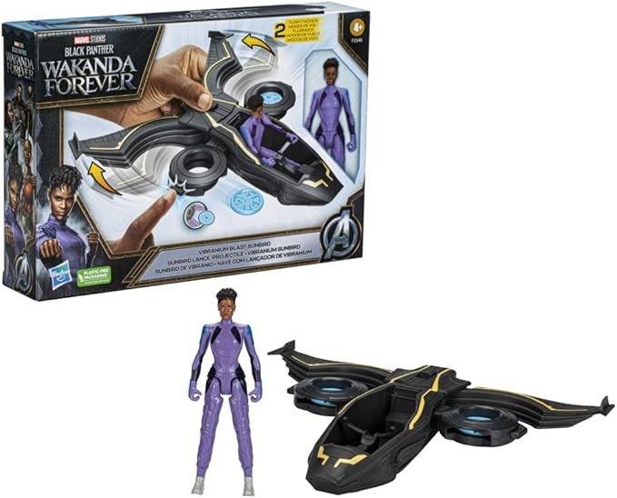 2 x Black Panther Marvel Studios' Wakanda Forever Vibranium Blast Sunbird w